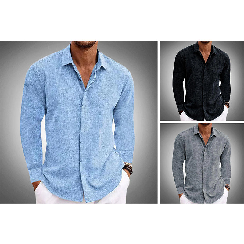 Linen Blend Shirt Stylish Design For Men | Jorven 3