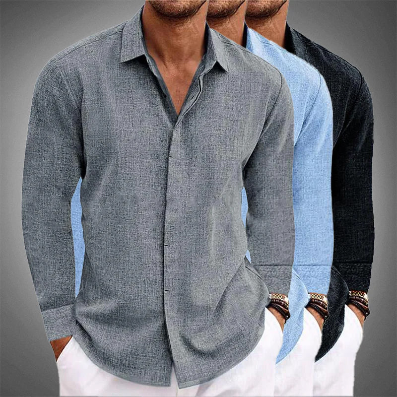 Linen Blend Shirt Stylish Design For Men | Jorven 4