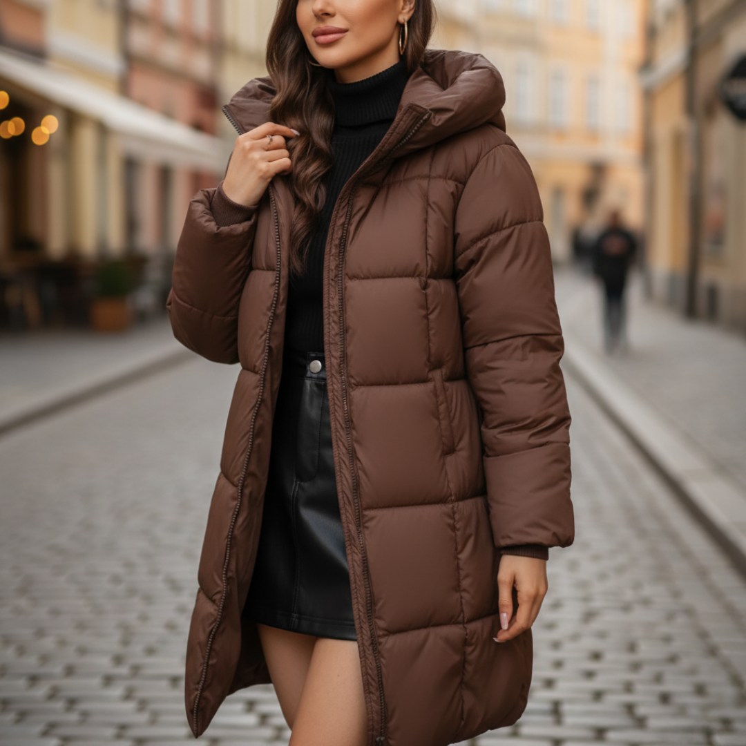 Long Down Jacket Warm Style For Women | Kylara 2