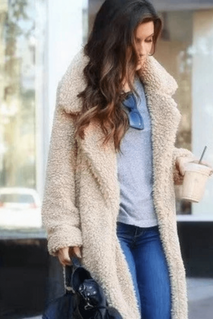 Long Teddy Coat Cozy Style For Women | Zelira 0