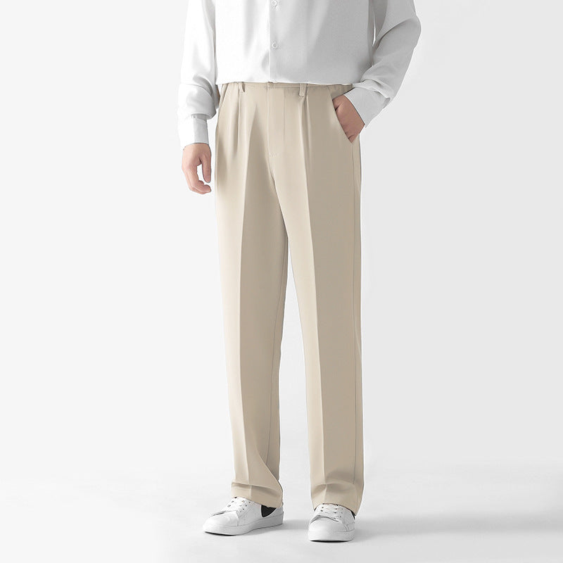 Lorenzo | Semi-Wide Straight-Leg Tailored Trousers 5