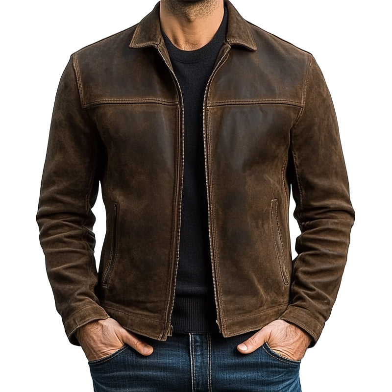 Lunar | Classic Leather Motorcycle Jacket 0