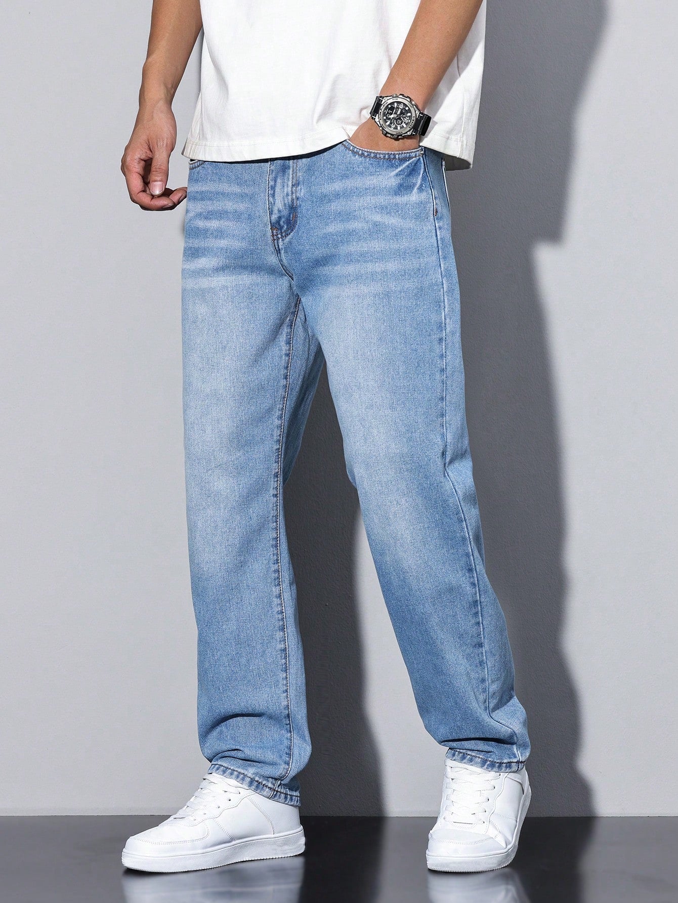 Melo | Casual Straight Leg Denim Jeans 3