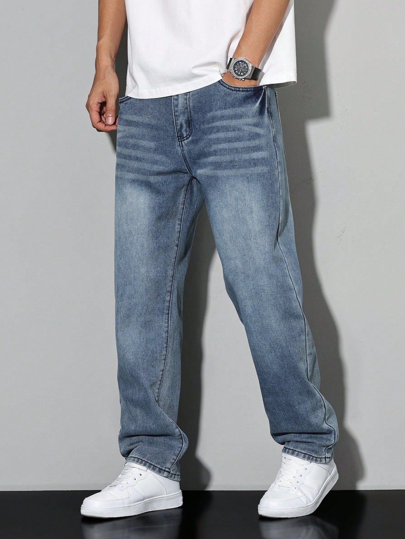 Melo | Casual Straight Leg Denim Jeans 5