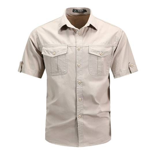 Melo | Spring Utility Pocket Mens Shirt 1