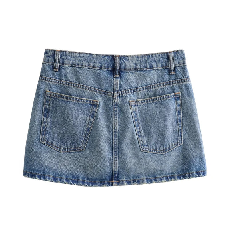 Mina | Casual Denim Mini Skirt 2