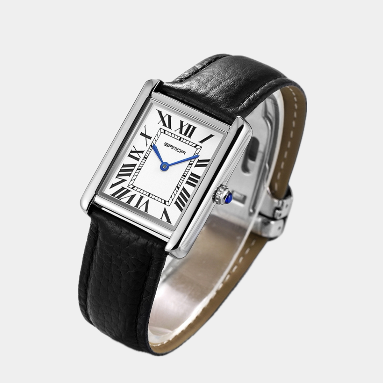 Minimalist Rectangular Quartz Watch for Men | Adrian