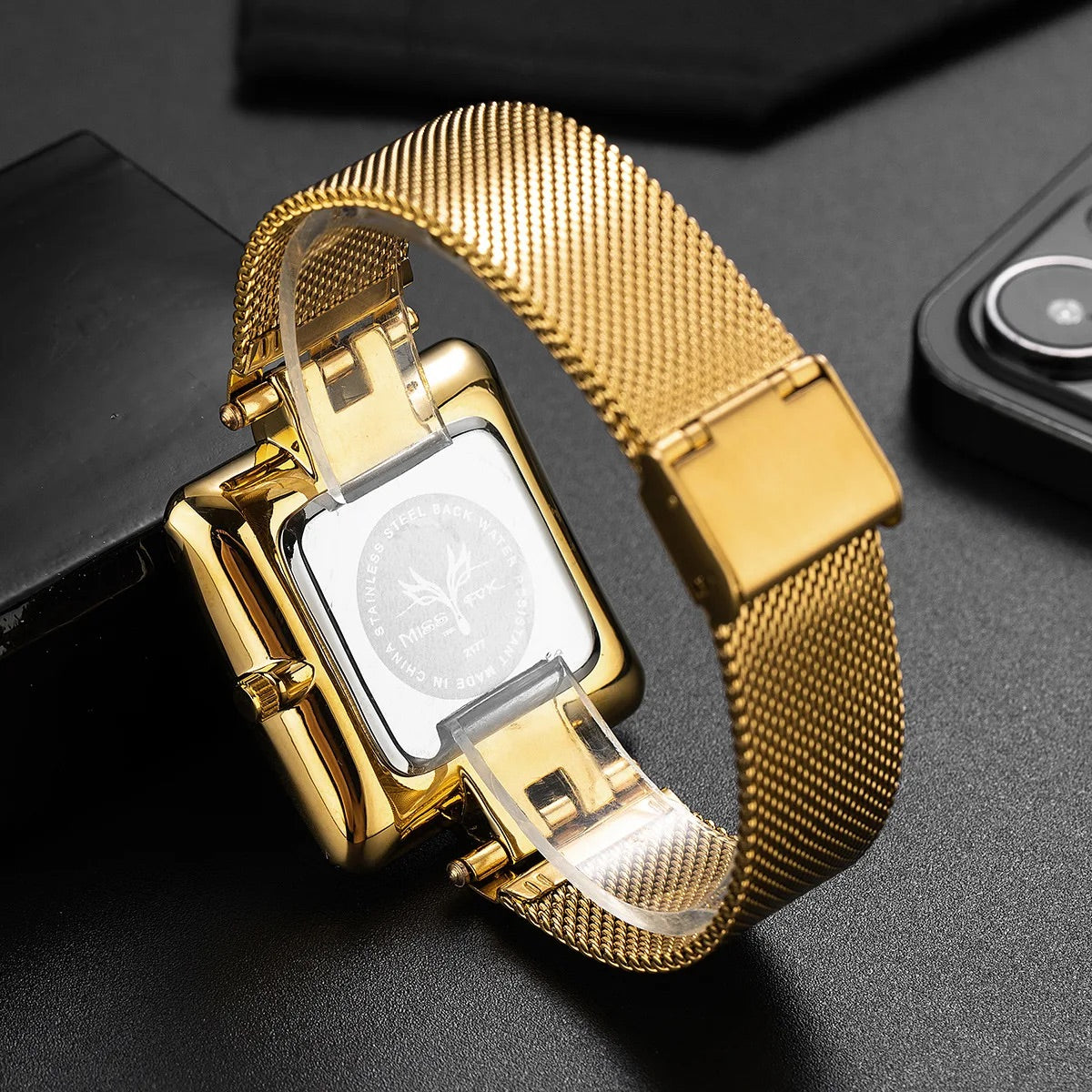 Minimalist Square Luxury Quartz Watch for Men | Sebastian