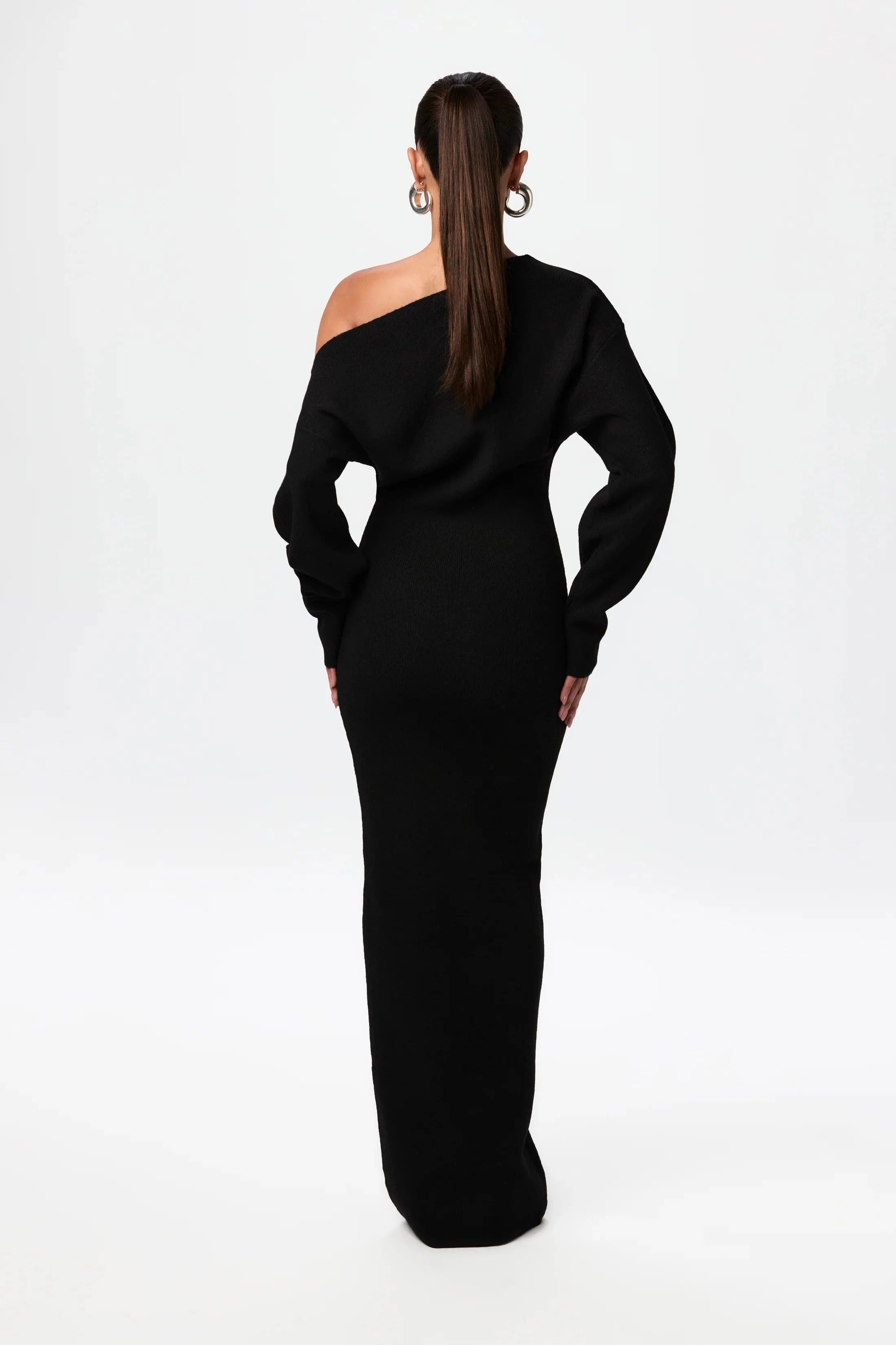 Mira | One-Shoulder Bodycon Knit Maxi Dress 3