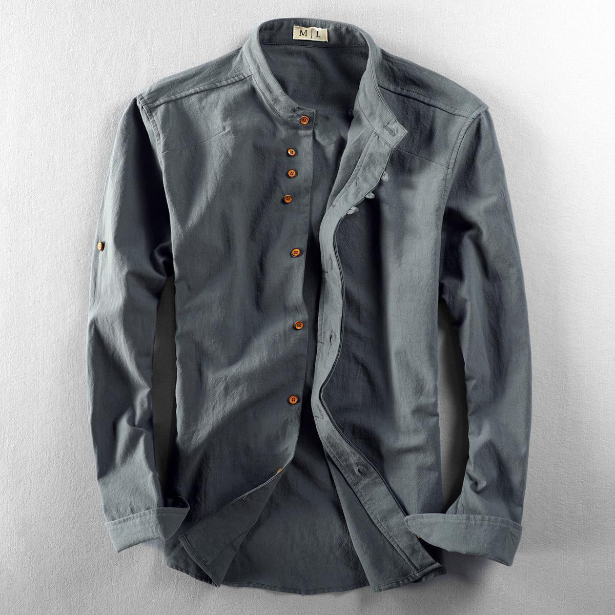 Osaka Linen Shirt Stylish Design For Men | Jorven 0