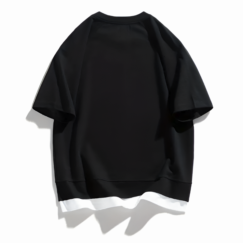 Oversized Casual Short Sleeve T-Shirt for Men | Luke