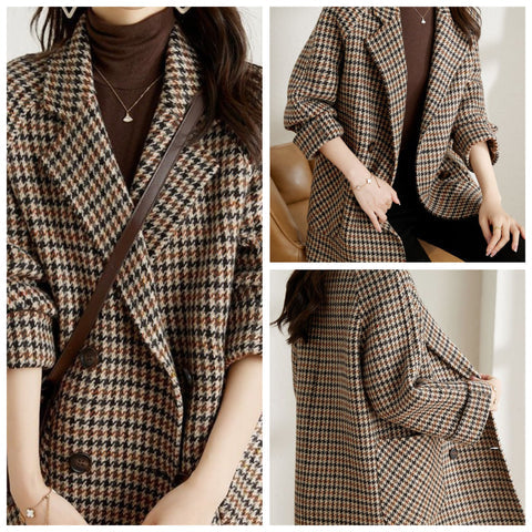 Pavina | Tailored Checkered Jacket 4