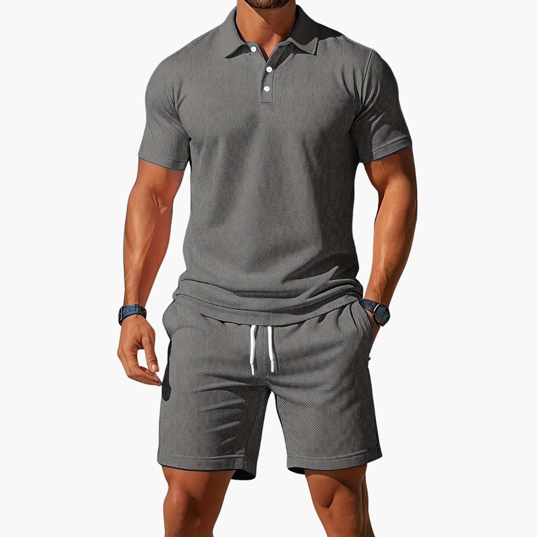 Polo Shirt And Shorts Set For Men | Jorven 7