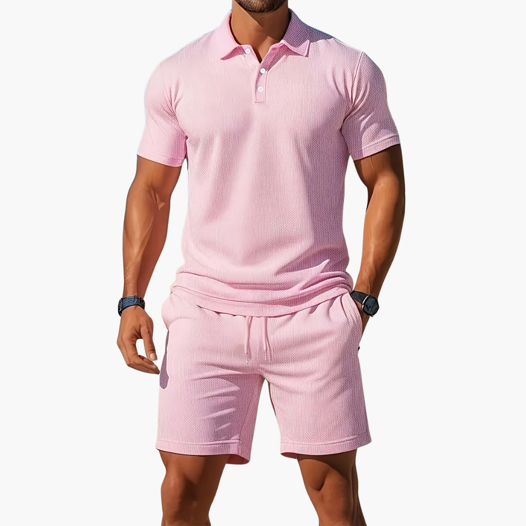 Polo Shirt And Shorts Set For Men | Jorven 9