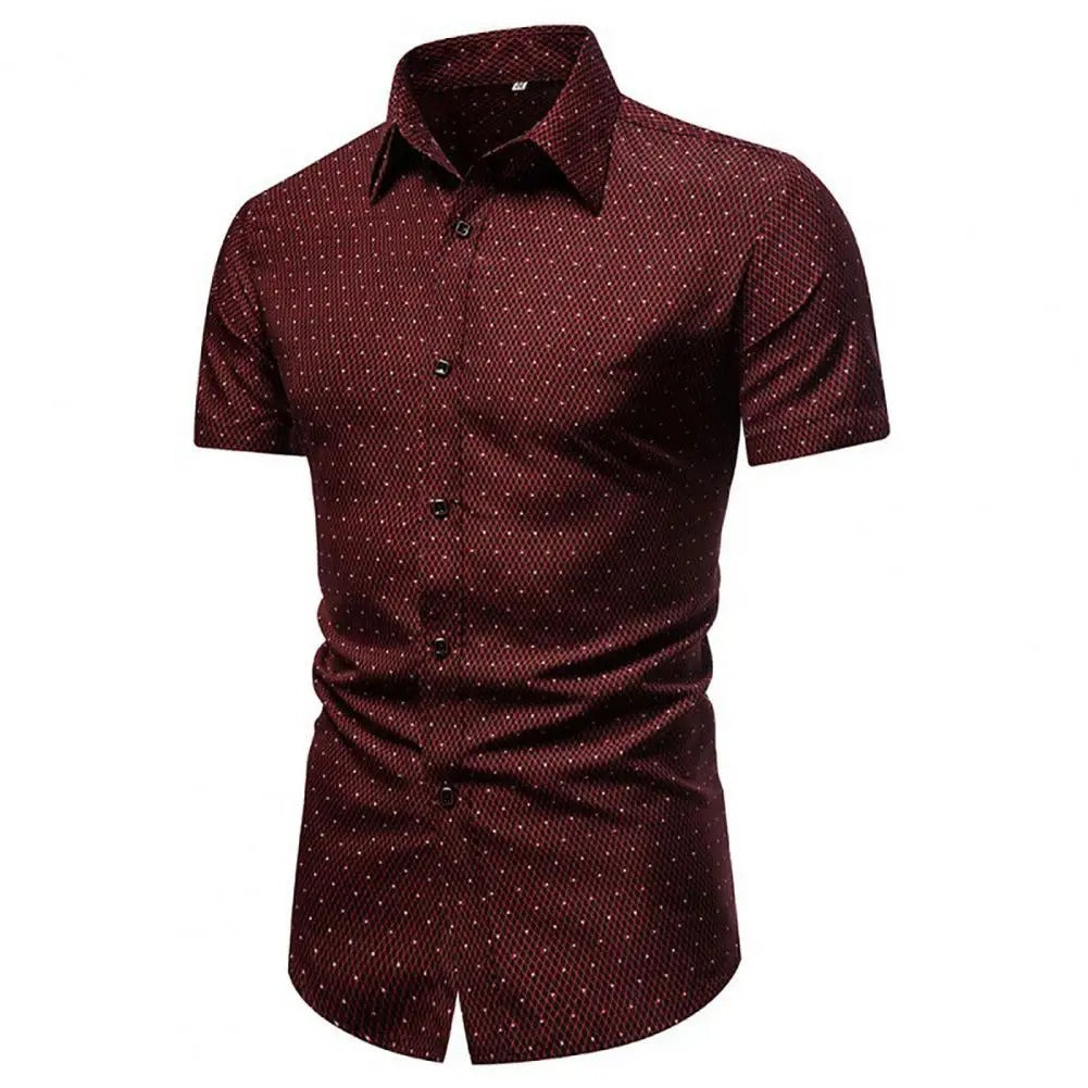 Printed Button Down Shirt for Men | Luca