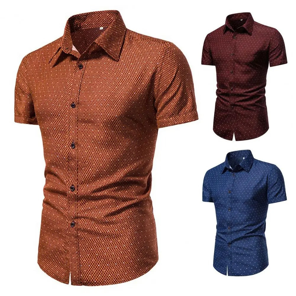 Printed Button Down Shirt for Men | Luca
