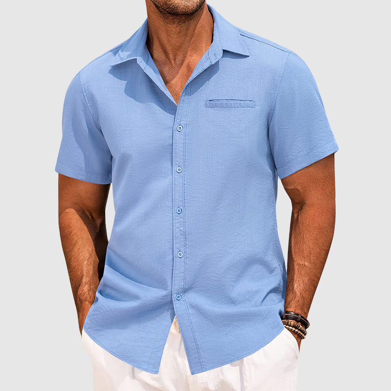 Short-Sleeved Summer Shirt For Men | Jorven 1