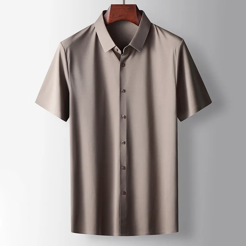 Silex | Relaxed Silk Casual Button Down Shirt 5