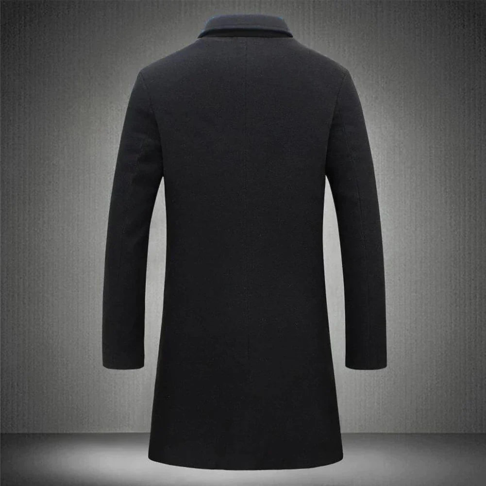 Slim-Fit Long Coat For Men | Zorlan 3