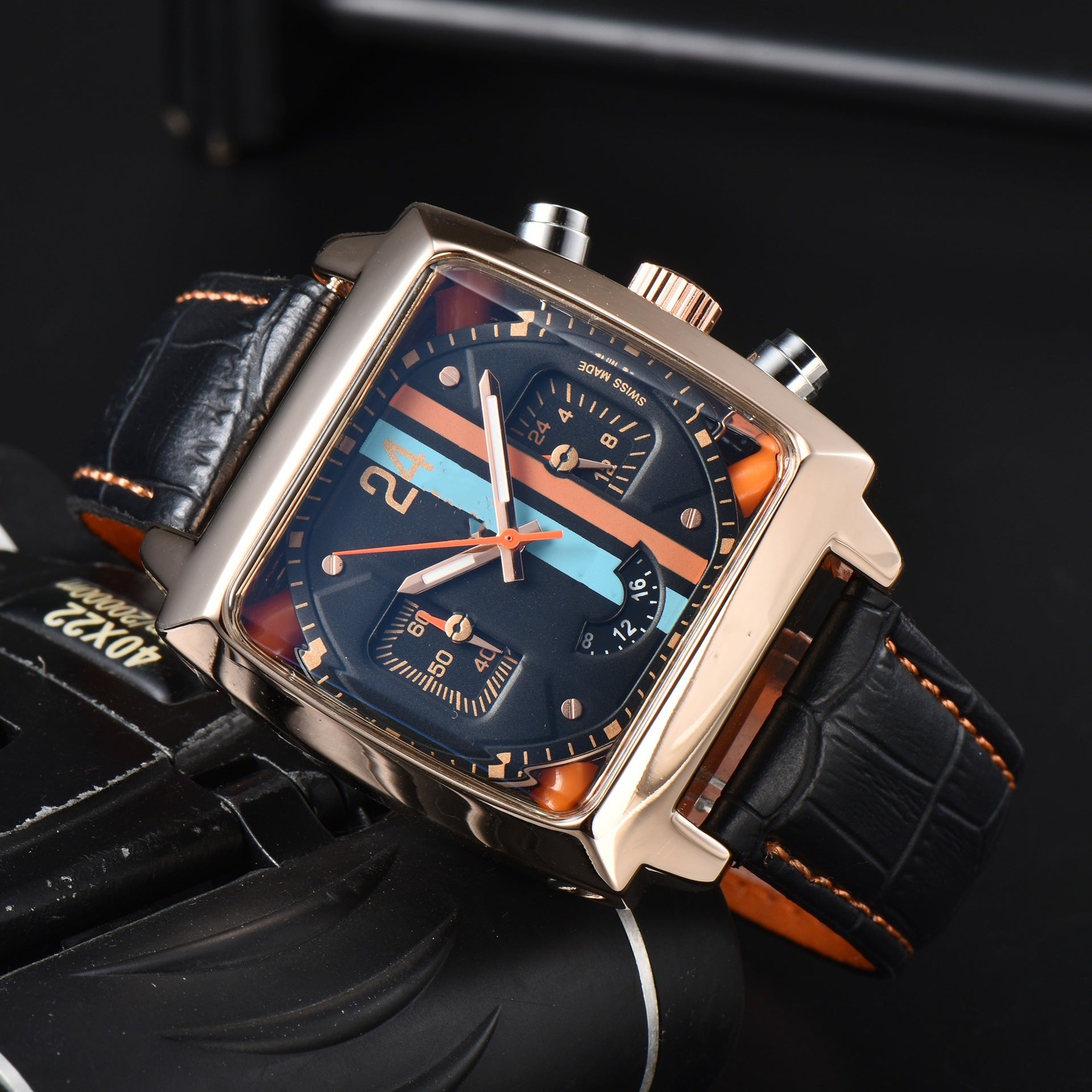 Square Chronograph Luxury Sports Watch for Men | Maxwell