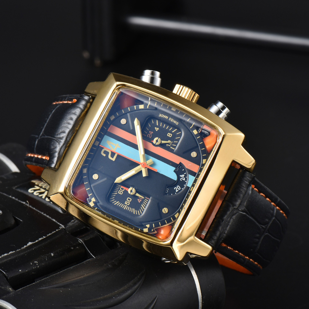 Square Chronograph Luxury Sports Watch for Men | Maxwell