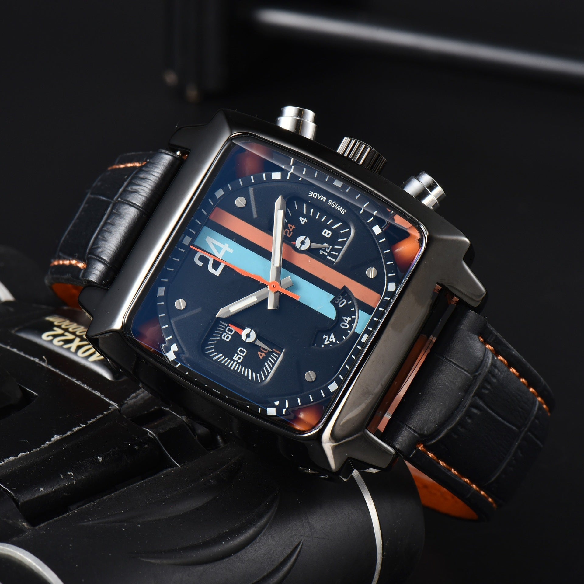 Square Chronograph Luxury Sports Watch for Men | Maxwell