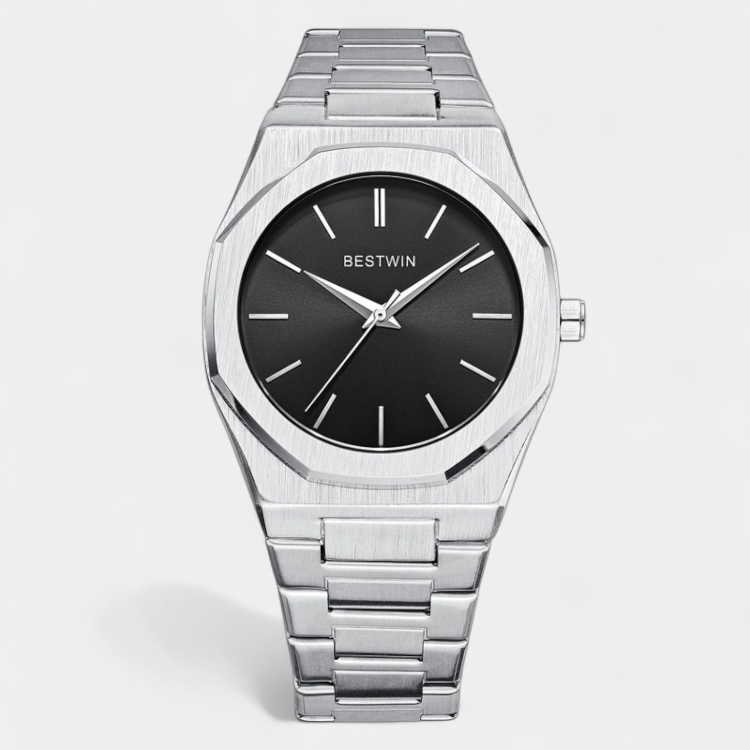 Stainless Steel Quartz Watch for Men | Alexander