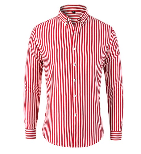 Striped Long Sleeve Button Down Shirt for Men | Julian