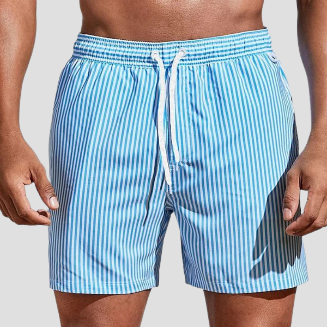 Striped Swim Shorts For Men | Jorven 2