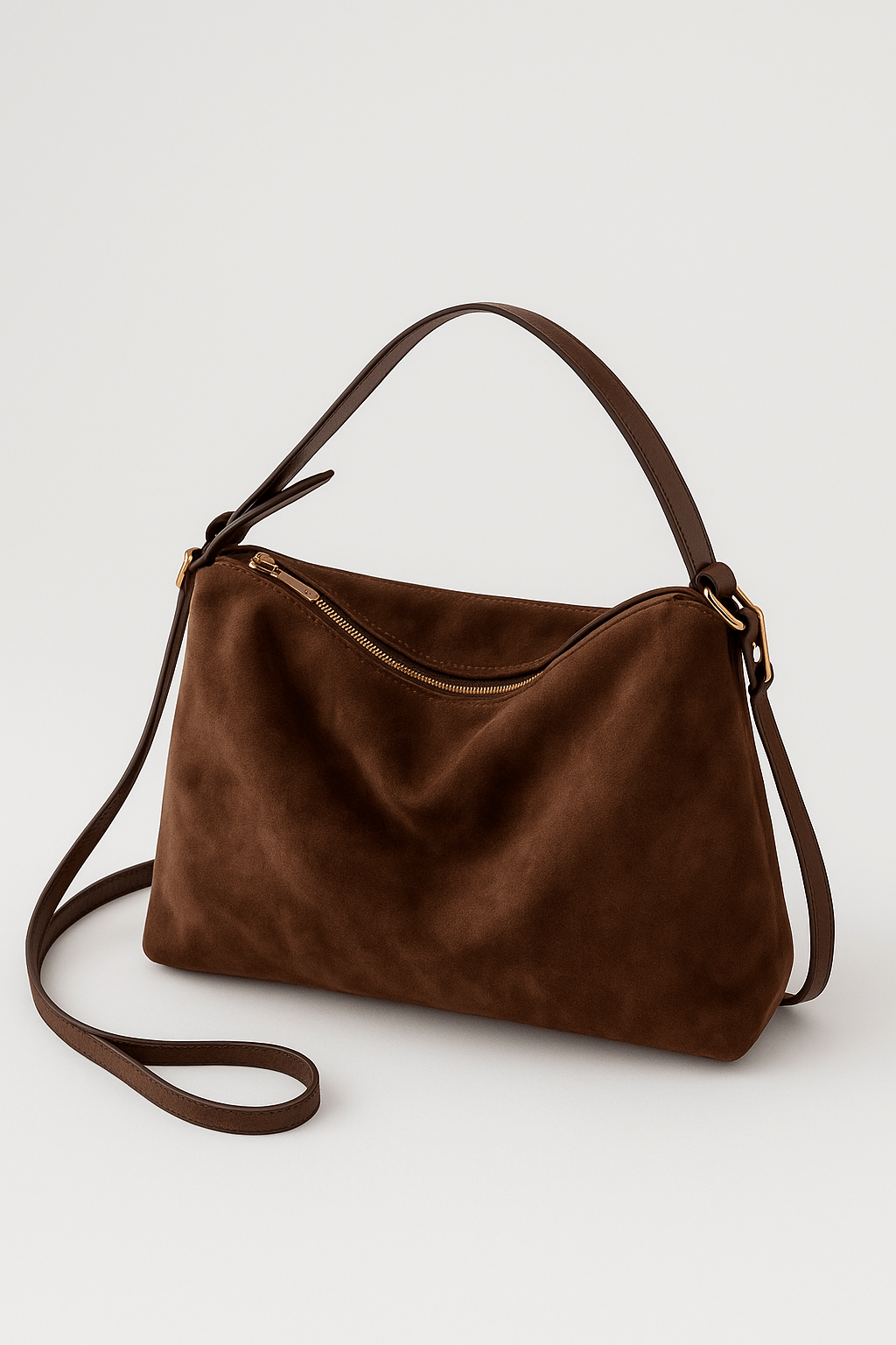 Suede Shoulder Bag Oversized For Women | Lirena 3