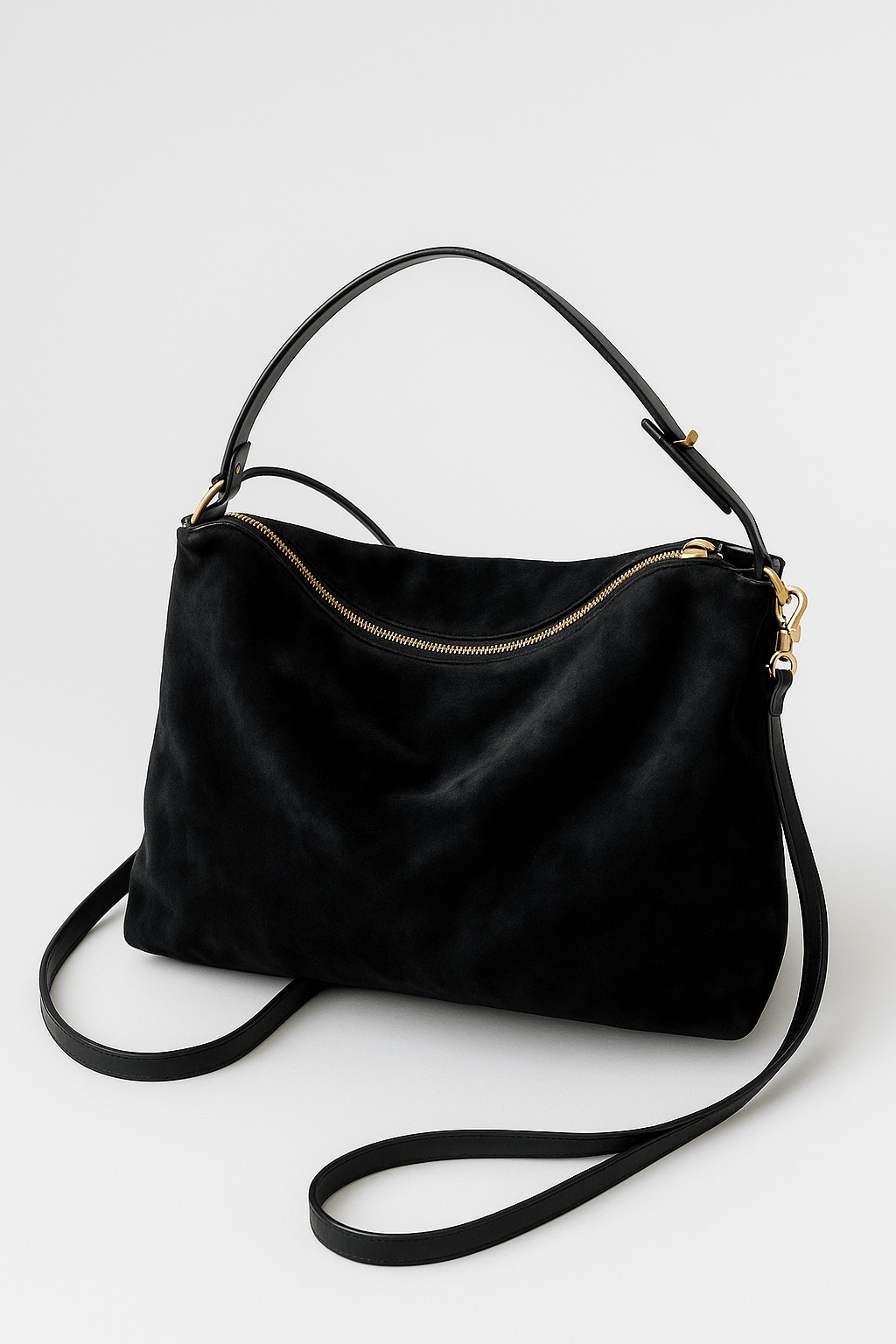 Suede Shoulder Bag Oversized For Women | Lirena 4