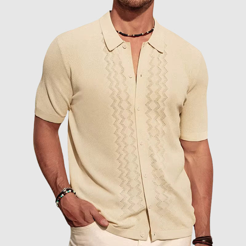 Summer Knitted Shirt For Men | Jorven 2