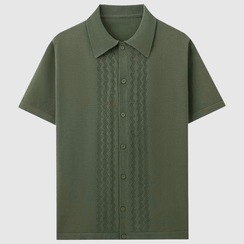 Summer Knitted Shirt For Men | Jorven 4