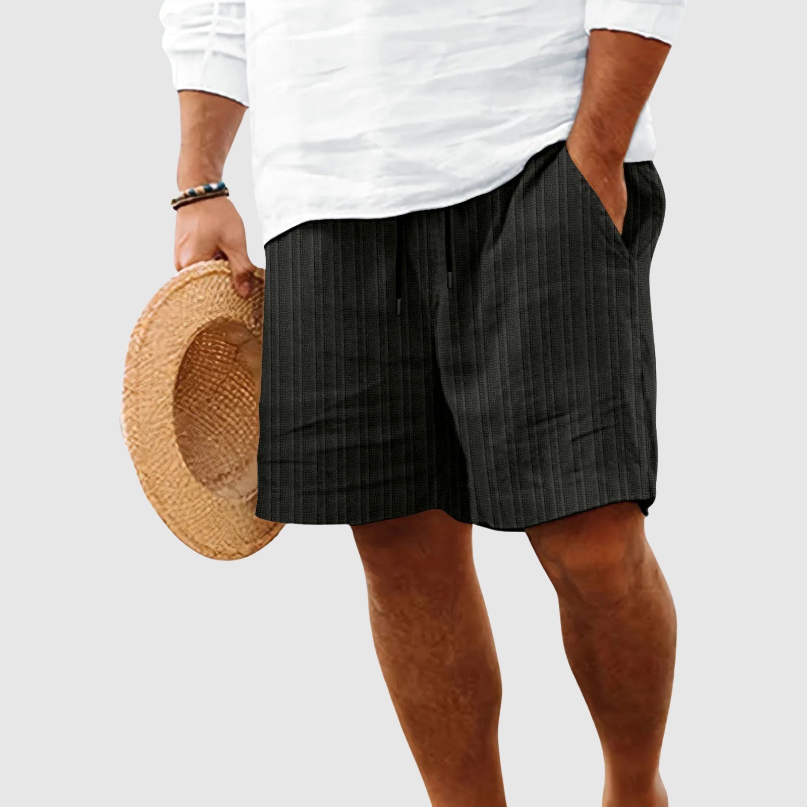 Sunset Striped Shorts For Men | Kylor 0