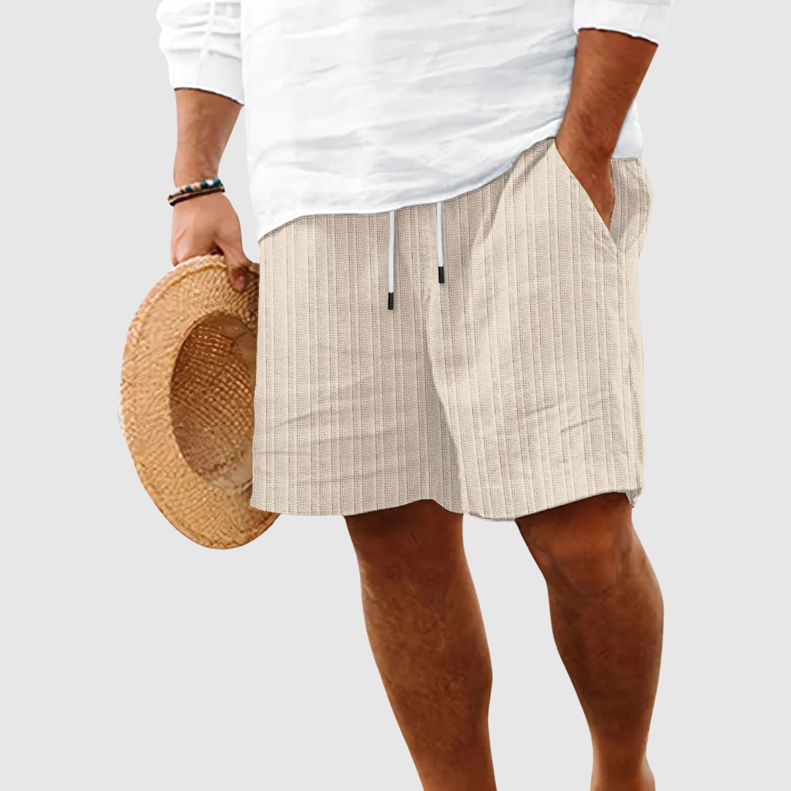 Sunset Striped Shorts For Men | Kylor 2