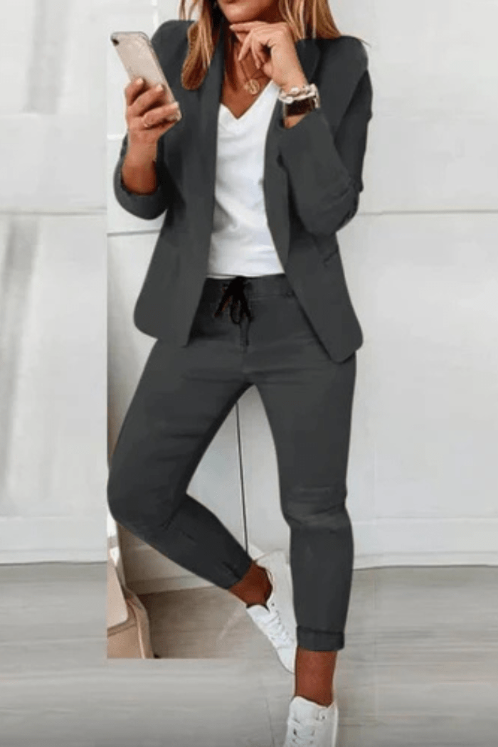 Tailored Blazer Set For Women | Zilara 5