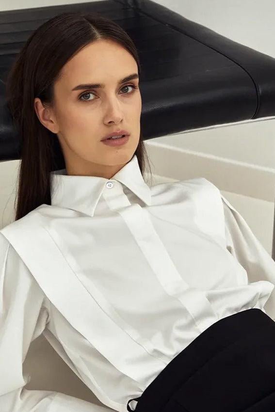 Tailored Button-Down Shirt Chic Style For Women | Jorina 4