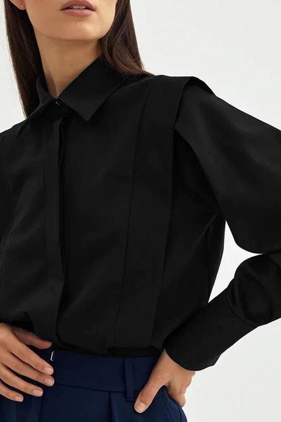 Tailored Button-Down Shirt Chic Style For Women | Jorina 6