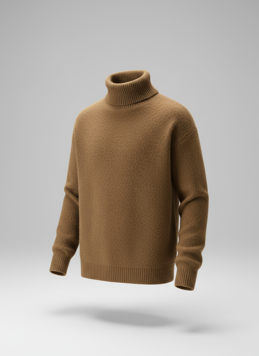 Walking pose – zipper half-open, wind slightly lifting collar.