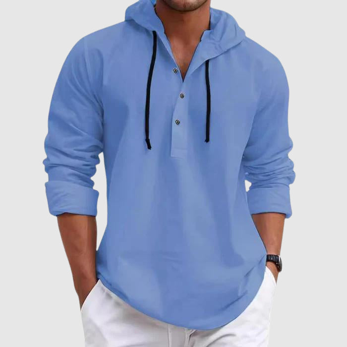 Weekend Hooded Shirt Casual Style For Men | Jorven 0