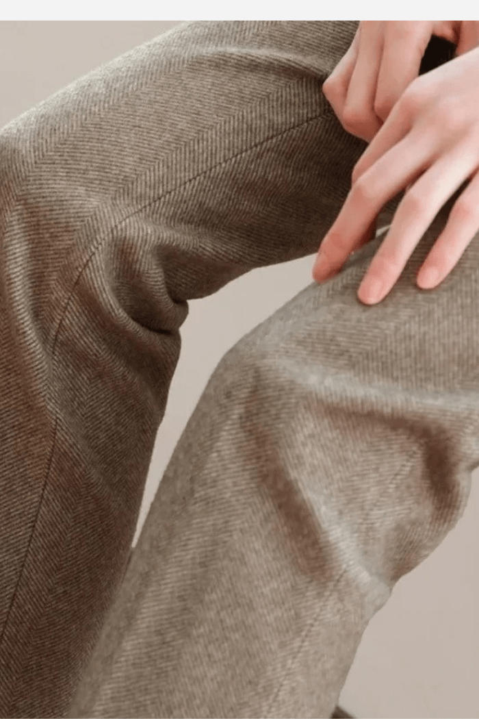 Wool Straight-Leg Trousers For Women | Jentis 4