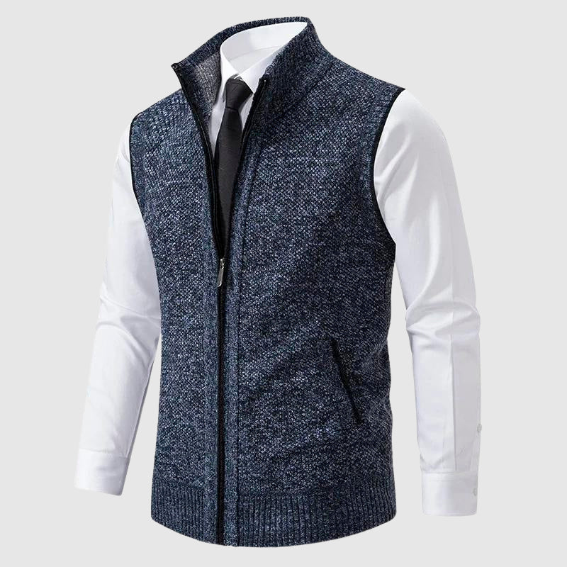 Zip-Up Sweater Vest Stylish Design For Men | Jorven 2