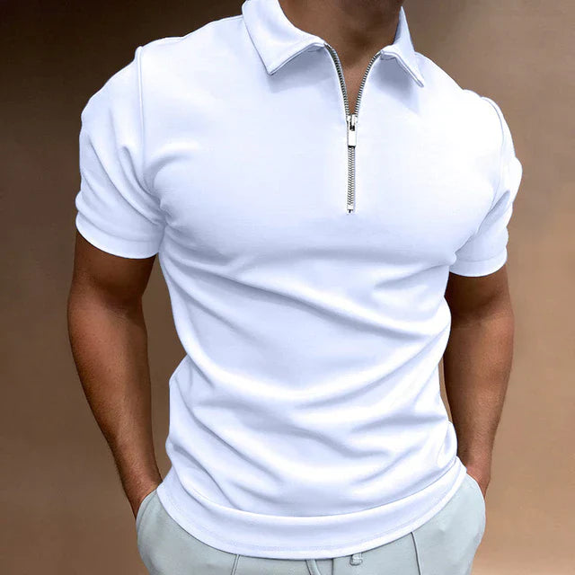 Zipper Polo Shirt for Men | Marco