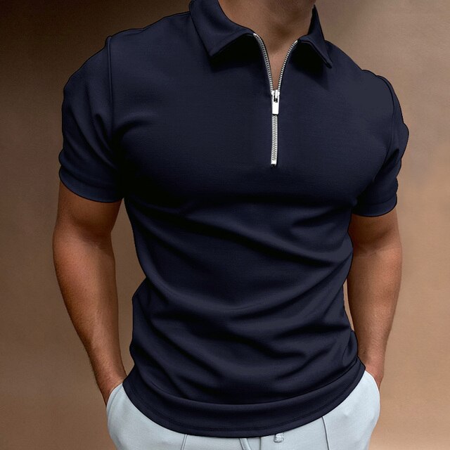 Zipper Polo Shirt for Men | Marco