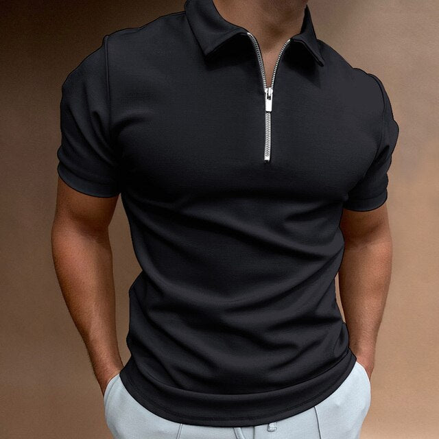 Zipper Polo Shirt for Men | Marco