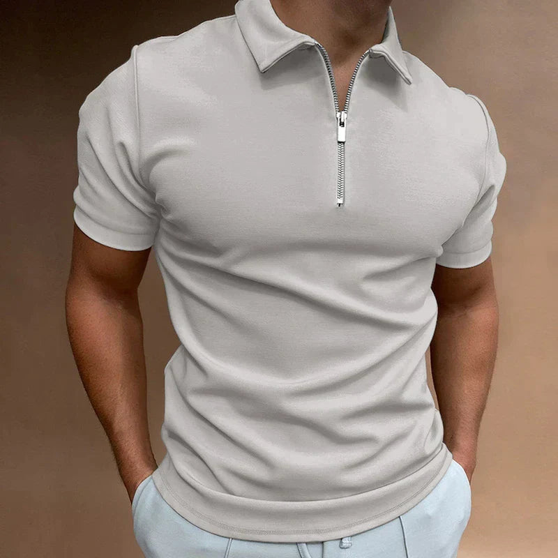 Zipper Polo Shirt for Men | Marco