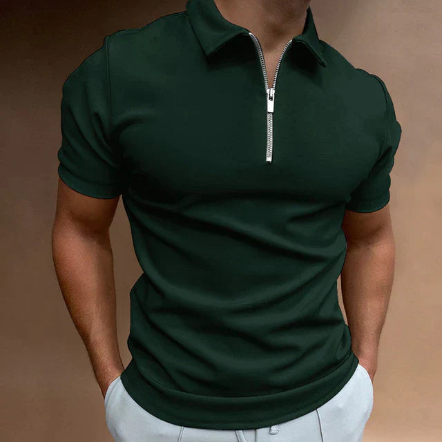 Zipper Polo Shirt for Men | Marco