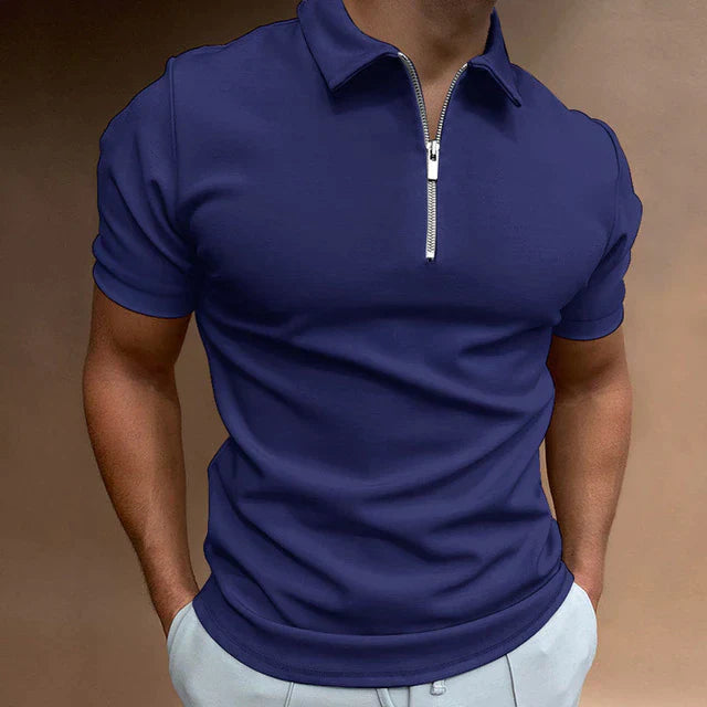 Zipper Polo Shirt for Men | Marco