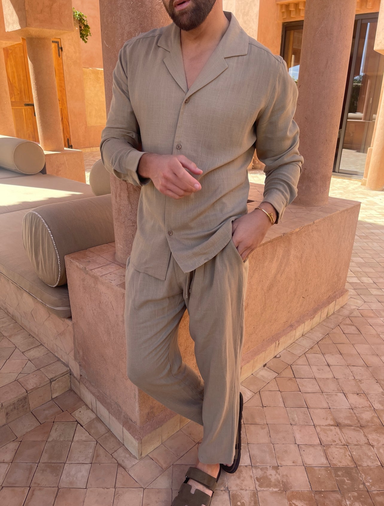 Alder | Linen Shirt and Trouser Summer Suit Set 4