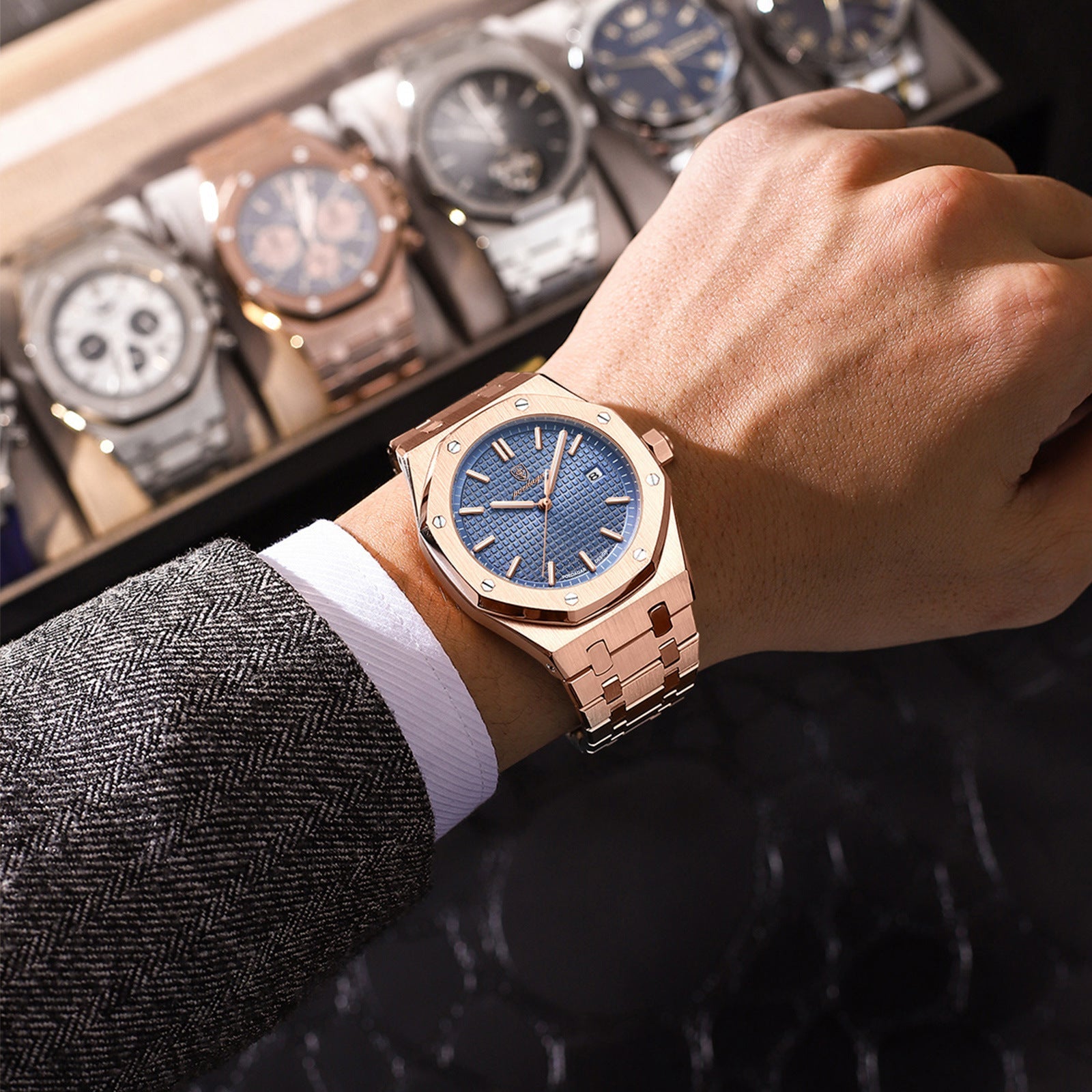 Analog Stainless Steel Watch for Men | Christian